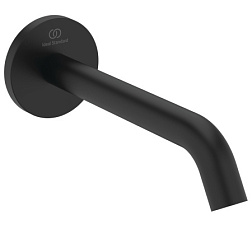 Излив Ceraline nuovo матовый, длина излива 18см, чёрный цвет, неповоротный BD973XG Ideal Standard 