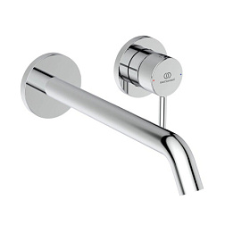 Настенный смеситель для раковины Ceraline nuovo хром, неповоротный излив BD848AA Ideal Standard 