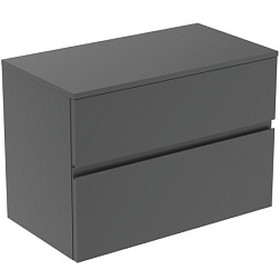 Модуль под раковину Finesse 80,2х44х55,8 см, со столешницей, антрацит матовый (лак) E3423Y2 Ideal Standard 