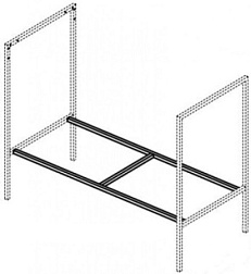 Полка для консоли Adapto 105 см, антрацит U8602FY Ideal Standard 