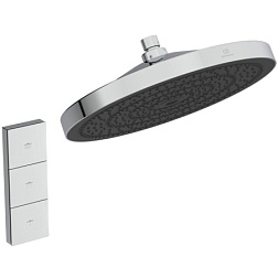 Лейка верхнего душа Solos с пультом, 30 см, round, без держателя A7889AA Ideal Standard 
