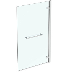 Шторка для ванны I.life 90х150 см, правая, прозрачная, поворотная T4888EO Ideal Standard 