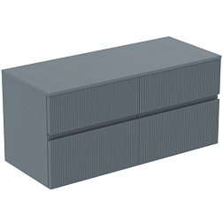 Модуль под раковину Finesse 120,2х50,5х55,8 см, 4 ящика, со столешницей, пепельно-голубой матовый E3437UQ Ideal Standard 