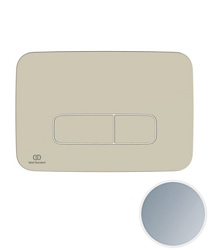 Клавиша смыва Oleas silver storm, пластик, механическая, цвет стальной R0459GN Ideal Standard 