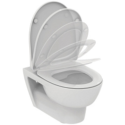 Подвесной унитаз Esedra 36,5х54,5 см, безободковый, с сиденьем T365701 Ideal Standard 