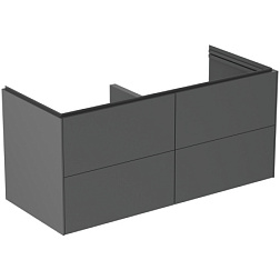 Модуль под раковину Conca 120х50,5х55 см, 4 ящика, антрацит матовый, система push-to-open T5517Y2 Ideal Standard 