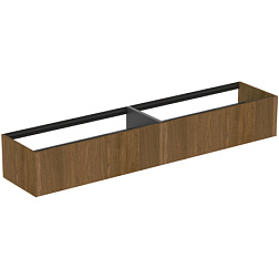 Модуль под раковину Conca 238,5х50,5х36 см, темный орех, система push-to-open T4333Y5 Ideal Standard 