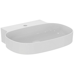 Подвесная раковина Linda-X 60х50х13,5 см, санфарфор, с отв. под смеситель T498801 Ideal Standard 