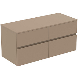 Модуль под раковину Finesse 120,2х50,5х55,8 см, 4 ящика, со столешницей, серо-бежевый матовый E3437UP Ideal Standard 