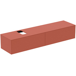 Модуль под раковину Conca 198,7х50,5х36 см, вырез в столешнице под заказ, матовый закат, система push-to-open T3986Y3 Ideal Standard 