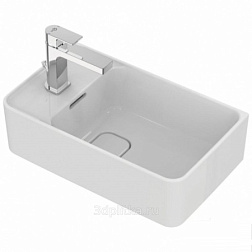 Подвесная раковина Strada II 45х27х13 см, отверстие под смеситель слева, санфаянс T299501 Ideal Standard 