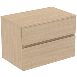 Модуль под раковину Finesse 80,2х50,5х55,8 см, со столешницей, светлый дуб (натуральный шпон) E3434US Ideal Standard 