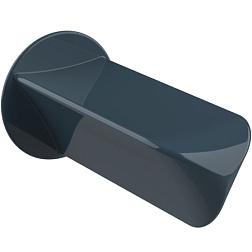 Держатель туалетной бумаги Contour 21 для поручня тип G4, цвет черный, крепеж без сверления S6363RN Ideal Standard 