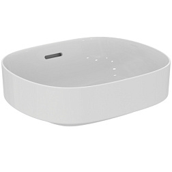 Накладная раковина Linda-X 45х38х15,5 см, с переливом, санфарфор T439901 Ideal Standard 