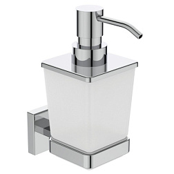 Настенный дозатор Iom Square хром, с держателем E2252AA Ideal Standard 