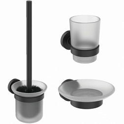 Набор аксессуаров Iom черный матовый, настенный A9245XG Ideal Standard 