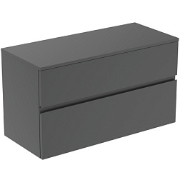 Модуль под раковину Finesse 100,2х44х55,8 см, со столешницей, антрацит матовый (лак) E3424Y2 Ideal Standard 