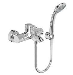 Настенный смеситель Ceraline неповоротный излив, лейка в комплекте BC270AA Ideal Standard 