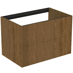 Модуль под раковину Conca 80х50,5х54 см, темный орех, система push-to-open T4356Y5 Ideal Standard 