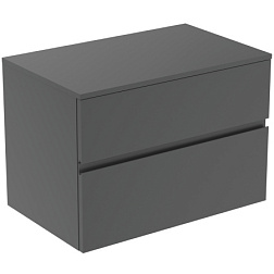 Модуль под раковину Finesse 80,2х50,5х55,8 см, со столешницей, антрацит матовый (лак) E3434Y2 Ideal Standard 