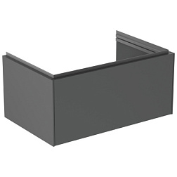 Модуль под раковину Conca 80х50,5х37 см, антрацит матовый, система push-to-open T4578Y2 Ideal Standard 