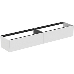 Модуль под раковину Conca 238,5х50,5х36 см, белый матовый, система push-to-open T4333Y1 Ideal Standard 