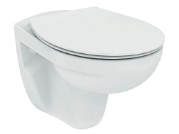 Подвесной унитаз Tirso 36х52 см, безободковый, с сиденьем R034301 Ideal Standard 