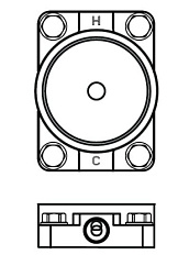 Опоры для напольного смесителя Tonic II A6133NU Ideal Standard 