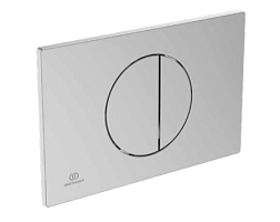 Клавиша смыва Oleas матовая, круг, пластик, механическая, хром R0503JG Ideal Standard 
