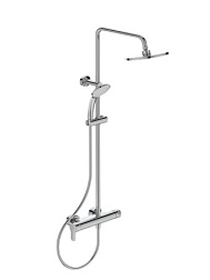 Душевая система без излива IdealRain 1 режим, 20 см, round, термостат, верхний душ, с лейкой BC750AA Ideal Standard 