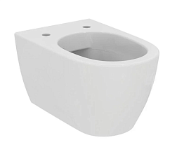 Подвесной унитаз I.LIFE O 34х53 см, hydrotwist, крепление easyfix+, безободковый, без сиденья, тихий смыв T568001 Ideal Standard 