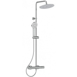 Душевая система без излива Ceratherm T50 3 режима, 25 см, round, термостат, верхний душ, с лейкой A7565AA Ideal Standard 