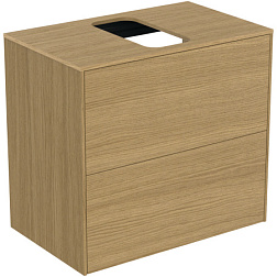 Модуль под раковину Conca 60х37,3х55 см, 2 ящика, светлый дуб, система push-to-open T3946Y6 Ideal Standard 