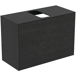 Модуль под раковину Conca 80х37,3х55 см, 1 ящик, копченый дуб, система push-to-open T3935Y4 Ideal Standard 