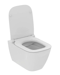 Подвесной унитаз I.life B 36х54,5 см, микролифт, быстросъемное, безободковый, с сиденьем T5330HY Ideal Standard 