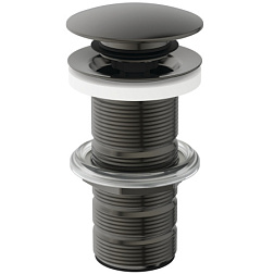 Сливной набор для раковины push to open, графит, без перелива E1483A5 Ideal Standard 