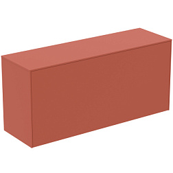 Тумба для ванной Conca 1 ящик, матовый закат, подвесной монтаж 120х37,3х55 см T4320Y3 Ideal Standard 