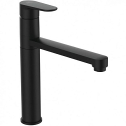 Смеситель для кухни Cerafine О высота 28 см, поворотный излив, чёрный цвет BC501XG Ideal Standard 