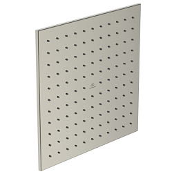 Лейка верхнего душа IdealRain 30 см, square, стальной цвет, без держателя A5805GN Ideal Standard 