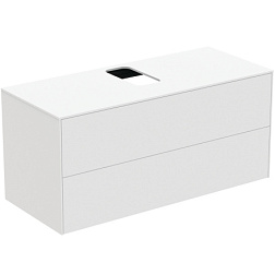 Модуль под раковину Conca 120х50,5х55 см, белый матовый, система push-to-open T3943Y1 Ideal Standard 