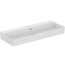 Подвесная раковина Conca 120х45х12,5 см, санфарфор, с отв. под смеситель T369401 Ideal Standard 