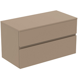 Модуль под раковину Finesse 100,2х50,5х55,8 см, со столешницей, серо-бежевый матовый E3435UP Ideal Standard 