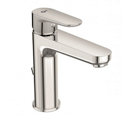 Смеситель для умывальника Cerafine О картридж 28 мм, неповоротный излив, с донным клапаном BC699AA Ideal Standard 