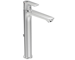 Высокий смеситель на столешницу Connect Air 24 см, неповоротный излив, с донным клапаном A7025AA Ideal Standard 