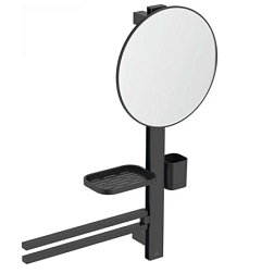 Настенное косметическое зеркало для ванной Alu + цвет черный BD588XG Ideal Standard 
