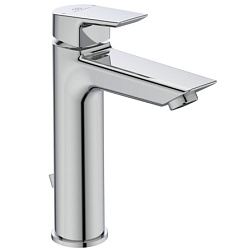 Смеситель для умывальника Tesi хром, неповоротный излив, с донным клапаном A6563AA Ideal Standard 