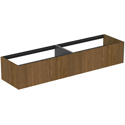 Модуль под раковину Conca 198,5х50,5х36 см, темный орех, система push-to-open T3987Y5 Ideal Standard 