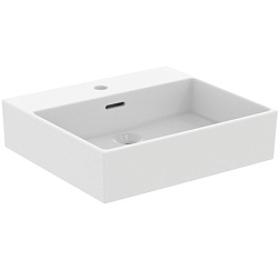 Подвесная раковина Extra 50х45х15 см, нижняя поверхность отшлифована, санфарфор, с отв. под смеситель T388401 Ideal Standard 