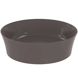 Накладная раковина Ipalyss 40х40х12 см, технология Diamatec®, санфарфор, серый матовый E1398V5 Ideal Standard 