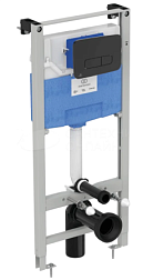 Система инсталляции для унитаза Prosys 50х12х115 см, цвет матовый черный, с кнопкой R0308A6 Ideal Standard 